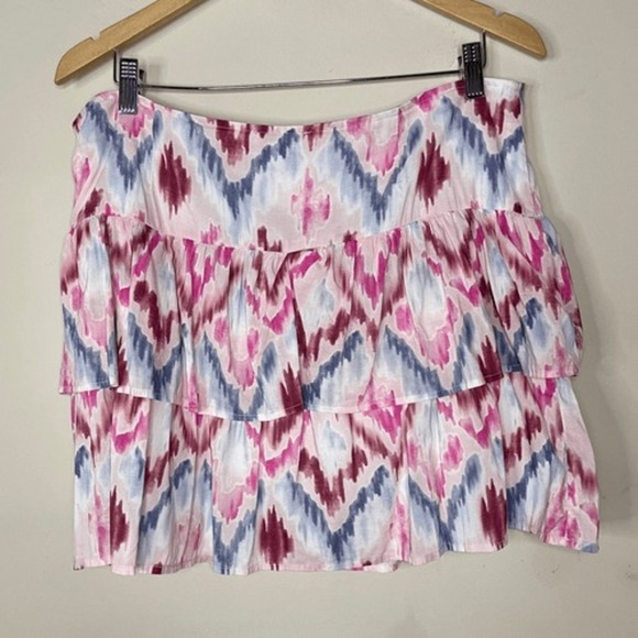 NEW‼️SPLENDID Adri Tiered Mini Skirt, XL - Picture 6 of 8